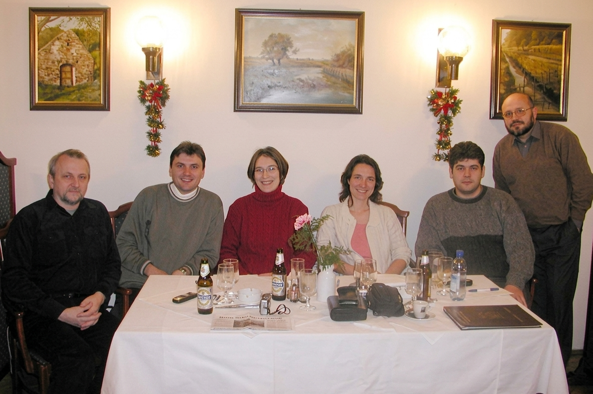 A Folkrádió csapata 2002 karácsonyán