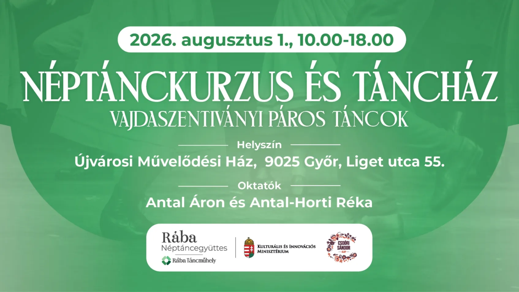 Néptánckurzus - Vajdaszentiványi páros táncok