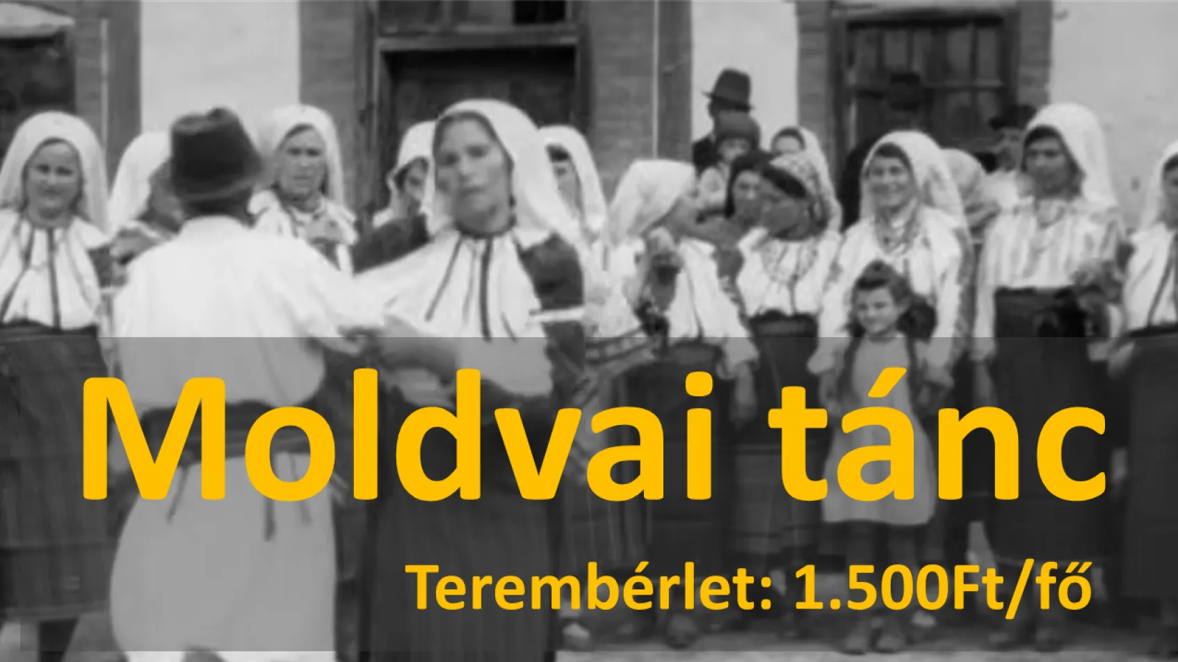 Moldvai táncgyakorló plakát, Miskolc